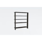 Παπουτσοθήκη Soul ανθρακί χρώμα μελαμίνη 100x29 6x120cm ed13794 - Image 3