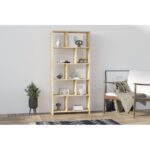 Βιβλιοθήκη Jordan Sapphire μελαμίνη 70x22x161 8εκ ed13796