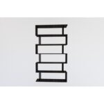 Βιβλιοθήκη Hector ανθρακί μελαμίνη 90x22x162 6εκ ed13799 - Image 3