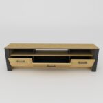 Έπιπλο τηλεόρασης Manhattan 180x35x48 7cm μελαμίνη ed1379 - Image 4