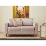 Καναπές διθέσιος Step κρεμ 154x83x86cm ed13813