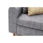 Καναπές τριθέσιος Salo γκρι 211x83x86cm ed13817 - Image 5