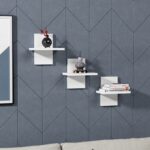 Ράφι τοίχου Quincy άσπρη μελαμίνη 25 4x17 6cm ed13869 - Image 3