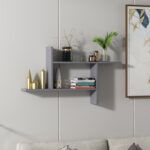 Ραφιέρα Ryan ανθρακί μελαμίνη 98 9x14 6x55 5εκ ed13875