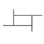 Ραφιέρα Ryan ανθρακί μελαμίνη 98 9x14 6x55 5εκ ed13875 - Image 2