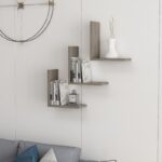 Ραφιέρα Wesley σκούρο γκρι μελαμίνη 30x16x11εκ ed13877