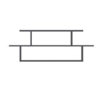 Ραφιέρα Seneca ανθρακί μελαμίνη 114 6x14 6x44 6εκ ed13905 - Image 2