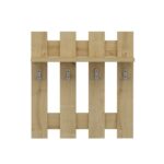 Ραφιέρα Utica δρυς μελαμίνη 57x18 2x59 6εκ ed13907 - Image 3