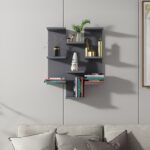 Ραφιέρα Texas ανθρακί μελαμίνη 58 8x21 4x74 1εκ ed13909 - Image 3