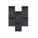 Ραφιέρα Texas ανθρακί μελαμίνη 58 8x21 4x74 1εκ ed13909 - Image 2