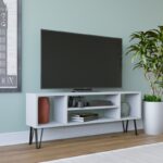 Έπιπλο τηλεόρασης Garvin λευκό 120x25x46 6cm ed13921 - Image 3