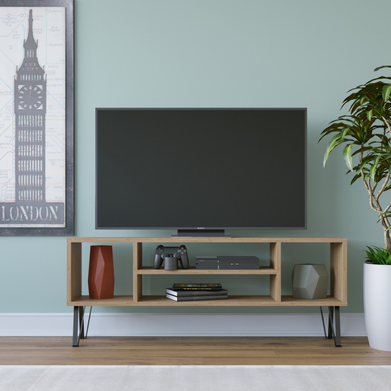 13926_0-800x800 Έπιπλο τηλεόρασης Garvin oak 120x25x46 6cm ed13926 - Image 1