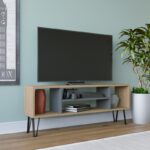 Έπιπλο τηλεόρασης Garvin ανθρακί oak 120x25x46 6cm ed13927 - Image 3
