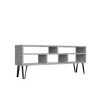 Έπιπλο τηλεόρασης Epta λευκό 120x25x46 6cm ed13930 - Image 2