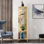 Βιβλιοθήκη Paxton δρυς μελαμίνη 43 4x31 5x160εκ ed13958 - Image 3