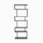 Βιβλιοθήκη Bates ανθρακί μελαμίνη 60x19 6x160εκ ed13971 - Image 3