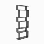 Βιβλιοθήκη Bates ανθρακί μελαμίνη 60x19 6x160εκ ed13971 - Image 2