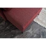 Γωνιακός καναπές Belen κεραμιδί χρώμα 300x202x78cm ed1400 - Image 4