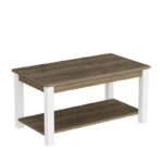 Τραπέζι σαλονιού Larissa καρυδί μελαμίνη 90x50x44 8εκ ed14047 - Image 3