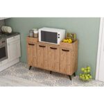 Ντουλάπι Visar atlantic pine μελαμίνη 120x35x88 5εκ ed14056 - Image 5