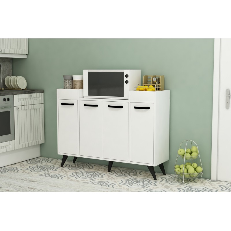 14058_0-800x800 Ντουλάπι Visar άσπρο μελαμίνη 120x35x88 5εκ ed14058 - Image 1