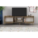 Έπιπλο τηλεόρασης Rudy καρυδί 180x35x55cm ed14061 - Image 5