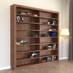 Βιβλιοθήκη Paina καφέ πεύκο 220x30x220εκ ed1408 - Image 4