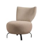 Πολυθρόνα Lola κρεμ χρώμα 74x64x84cm ed1418 - Image 5