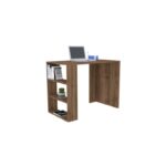 Γραφείο Giorno καρυδί χρώμα 90x50x70cm μελαμίνη ed1424 - Image 4