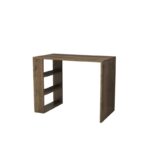 Γραφείο Giorno καρυδί χρώμα 90x50x70cm μελαμίνη ed1424 - Image 3