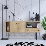 Μπουφέ Leya 150x80x40cm μελαμίνη μέταλλο ed14276