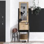 Έπιπλο εισόδου Olivia καρυδί μελαμίνη 40x30x90εκ ed14303 - Image 5