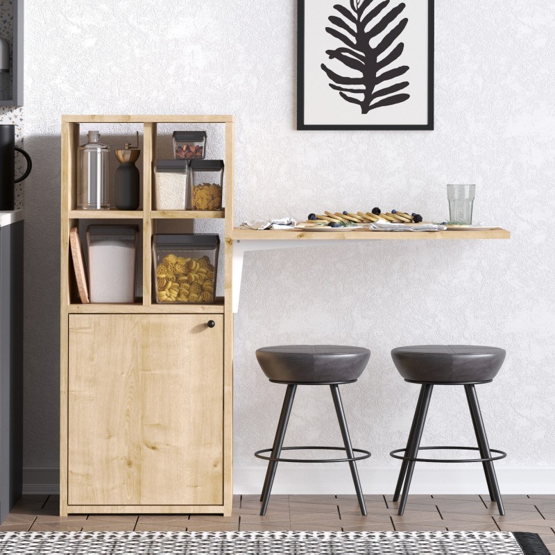 14307_0-800x800 Γραφείο με ντουλάπι μελαμίνη Mix 114x40x100cm ed14307 - Image 1