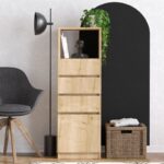 Συρταριέρα ντουλάπι Ruby 40x40x120cm μελαμίνη ed14311