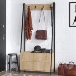 Έπιπλο εισόδου Angel καρυδί μελαμίνη 84x35x170εκ ed14314 - Image 5