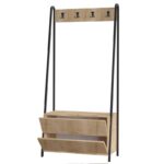 Έπιπλο εισόδου Angel καρυδί μελαμίνη 84x35x170εκ ed14314 - Image 3