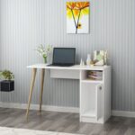 Γραφείο Canvas λευκό 110x50x74cm μελαμίνη ed1432 - Image 4