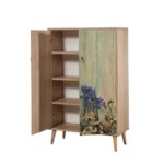 PIANETA ΠΑΠΟΥΤΣΟΘΗΚΗ SONOMA OAK ΜΕΛΑΜΙΝΗ 80x36xH127cm ed1433 - Image 4