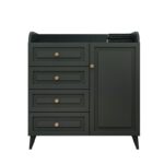 Συρταριέρα Tango ανθρακί μελαμίνη 90x41x88εκ ed14368 - Image 3