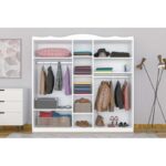 Ντουλάπα Lavinia άσπρο μελαμίνη 175x50x186εκ ed14394 - Image 4