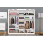 Ντουλάπα Bahar άσπρο μελαμίνη 175x50x188εκ ed14397 - Image 4