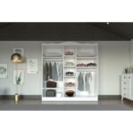 Ντουλάπα Nil άσπρο μελαμίνη 175x50x188εκ ed14408 - Image 4