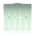 Ντουλάπα Nil άσπρο μελαμίνη 175x50x188εκ ed14408 - Image 3