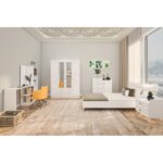 Σετ νεανικού δωματίου Tango άσπρο μελαμίνη ed14456