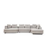 Γωνιακός καναπές Padova γκρι 140x385x200cm ed1448 - Image 2