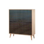 Έπιπλο εισόδου παπουτσοθήκη Mente 95x36x111cm μελαμίνη ed1454 - Image 5