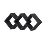 Ράφι τοίχου Galaxy ανθρακί μελαμίνη 102x20x42cm ed14650 - Image 4