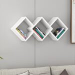 Ράφι τοίχου Galaxy άσπρη μελαμίνη 102x20x42cm ed14651