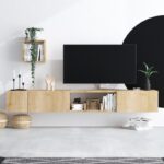 Έπιπλο τηλεόρασης Alcor 180x25x32cm sapphire oak ed1485 - Image 4