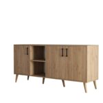 Μπουφέ Esordio 180x45x80cm μελαμίνη oak ed1491 - Image 3